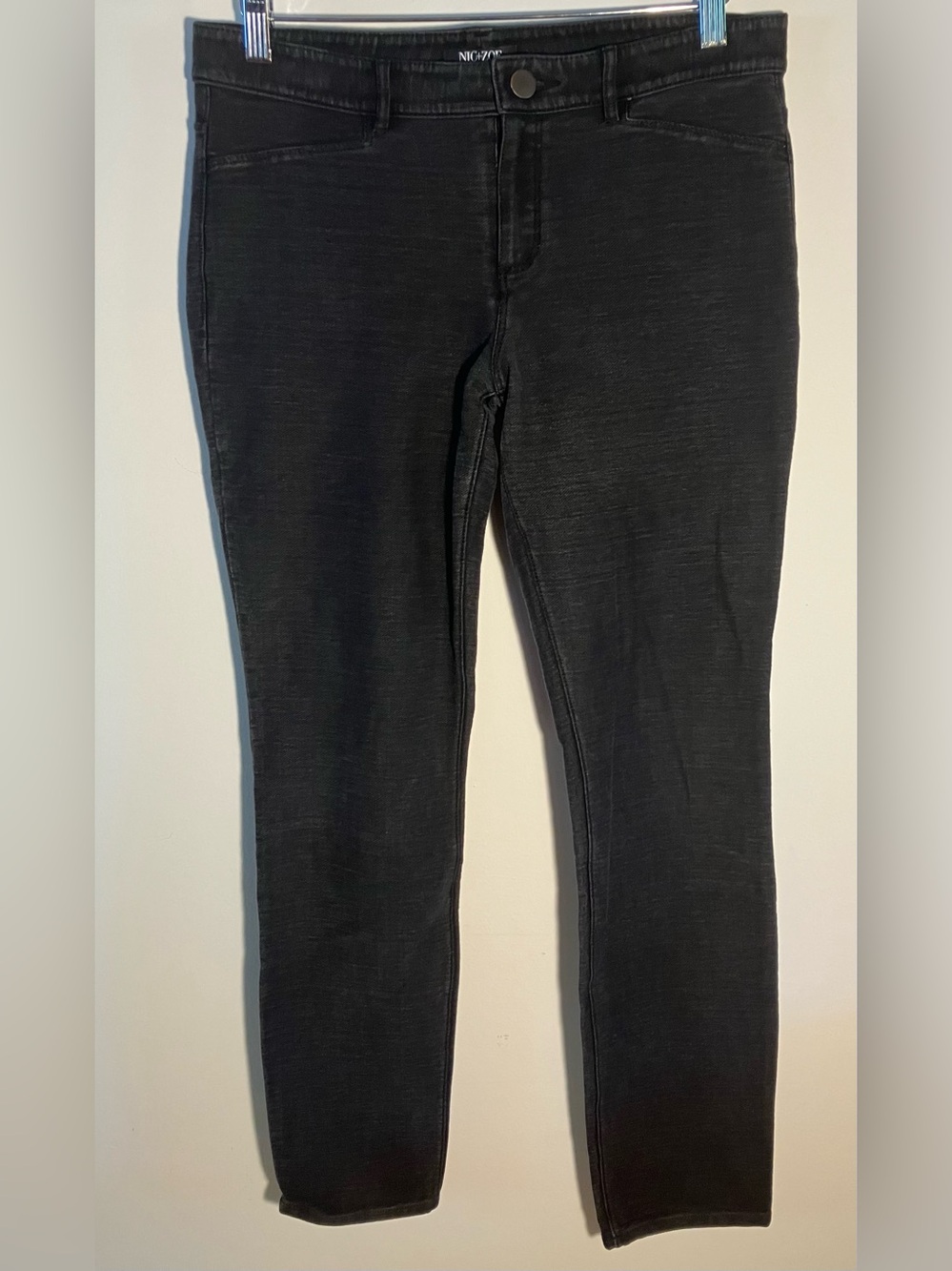 NIC+ZOE Grey Stretch Denim Skinny Jeans Size 8